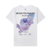 (W) Wooyoungmi 3D Coral Back Logo T-Shirt White - 25SS