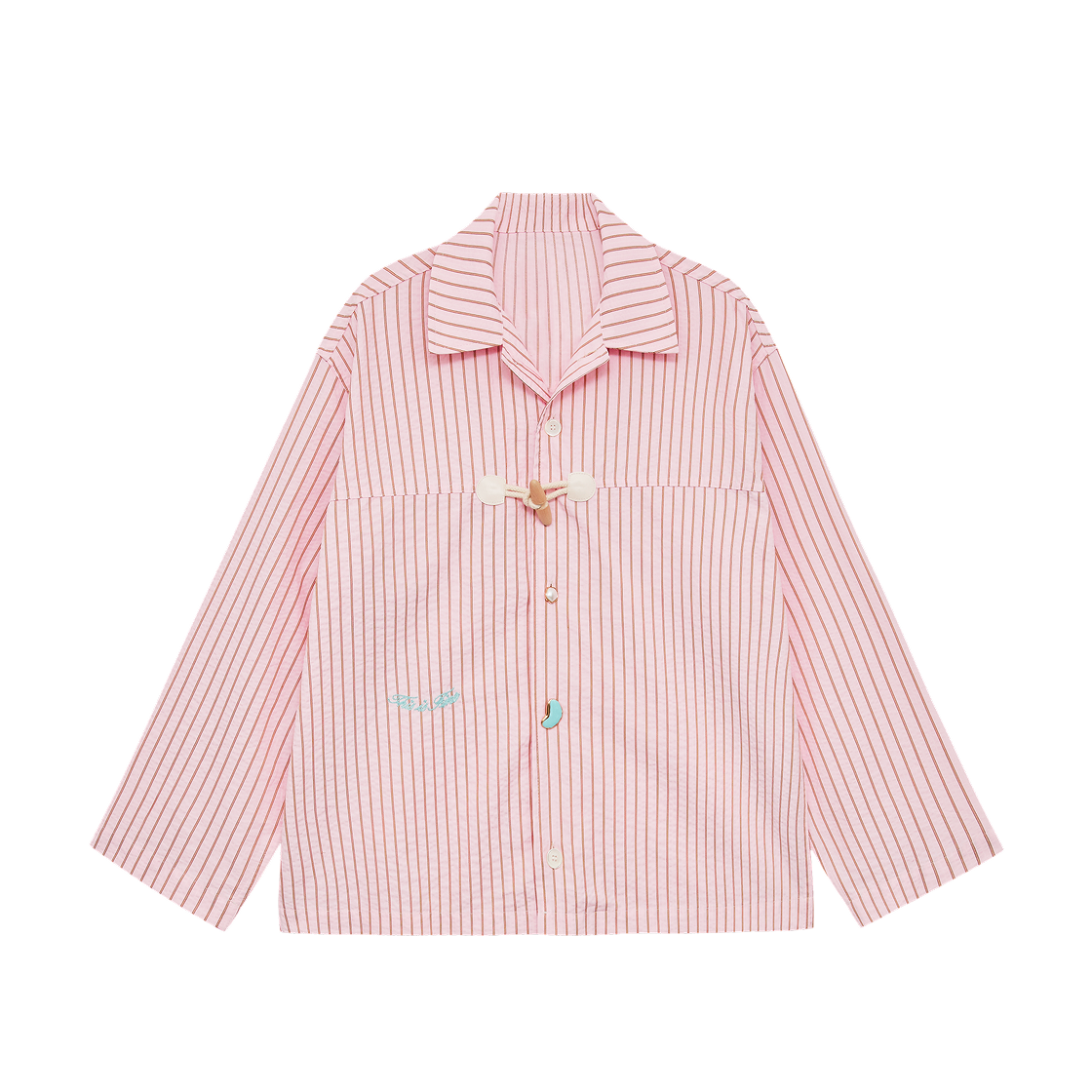 P00000JR THIS IS FINE Capri Jacket Pink Stripe - 대표 이미지 #1