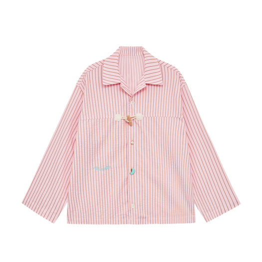 P00000JR THIS IS FINE Capri Jacket Pink Stripe