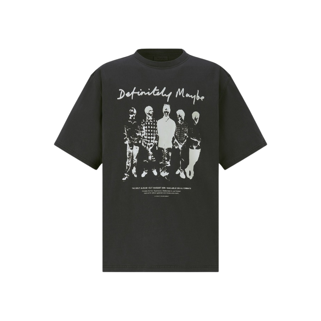 노이스 x 오아시스 데뷰 티셔츠 차콜(Noice x Oasis Debut T-Shirt Charcoal)