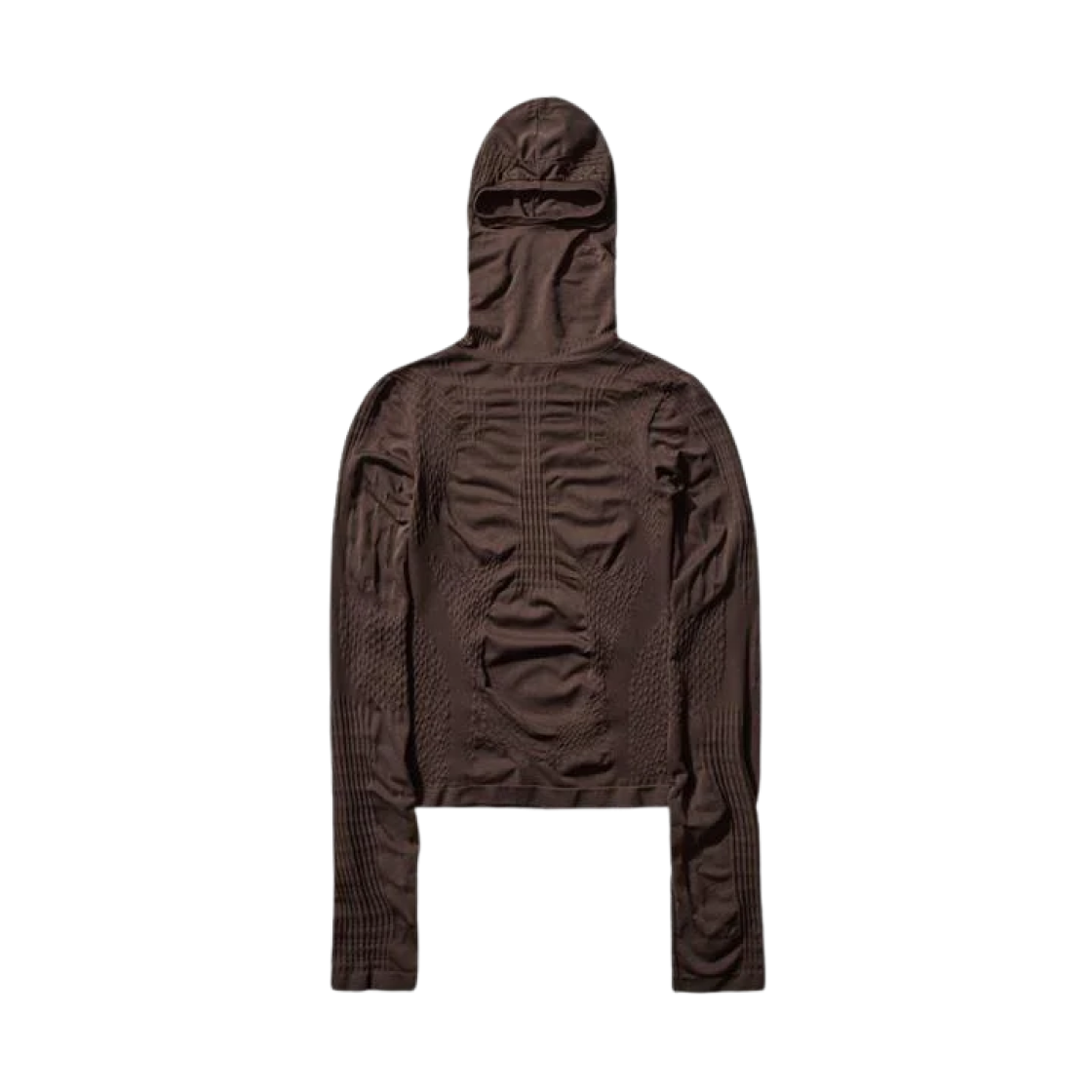 (W) 로아 서큘러 후드 다크 브라운((W) ROA Circular Hoodie Dark Brown) - 1