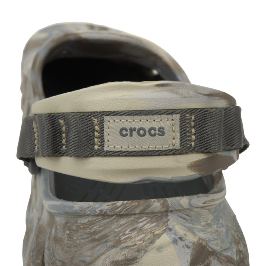 208454-2Y3 Crocs Echo Marbled Clog Bone Multi - #8