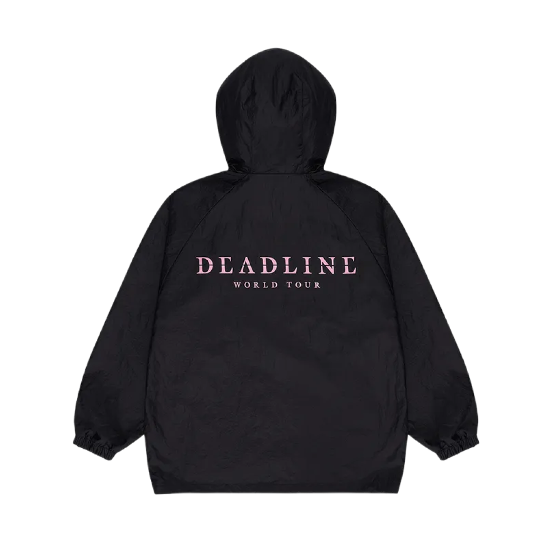 블랙핑크 데드라인 윈드브레이커 자켓 블랙(Blackpink Deadline Windbreaker Jacket Black) - 2