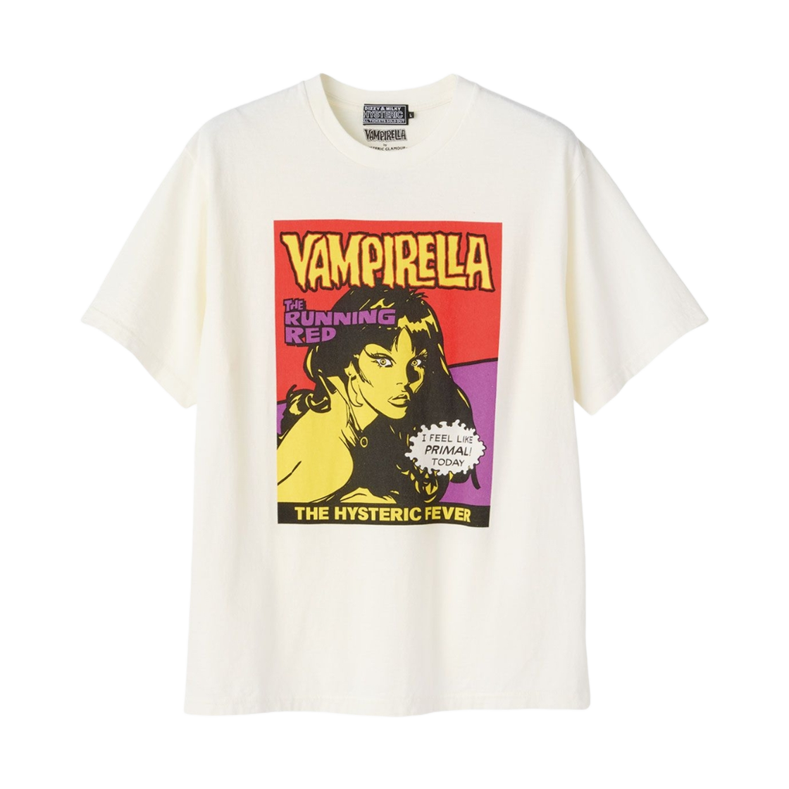 02251CT44 Hysteric Glamour Vampirella/Running Red T-Shirt White