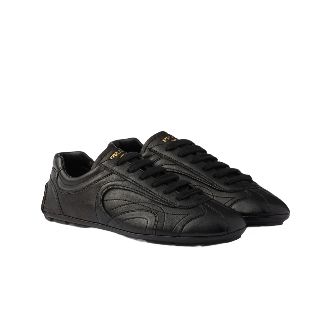 프라다 몬테카를로 리에디션 2005 앤틱 나파 레더 스니커즈 블랙(Prada Montecarlo Re-Edition 2005 Antiqued Nappa Leather Sneakers Black) - 2