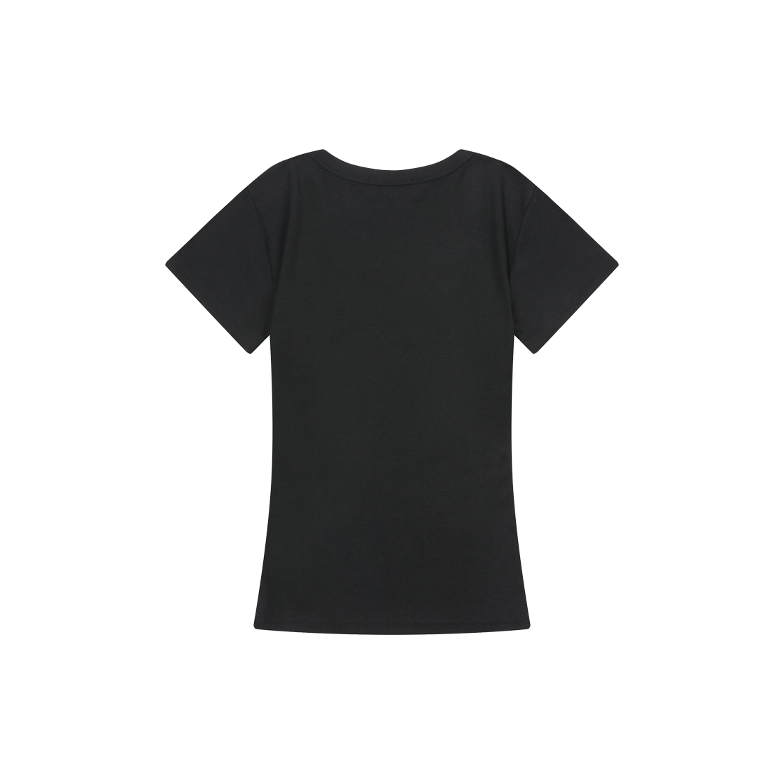 무센트 페링 미디 라운드넥 반팔티 블랙(MUCENT Ferring Midi Round Neck Half T Black) - 2