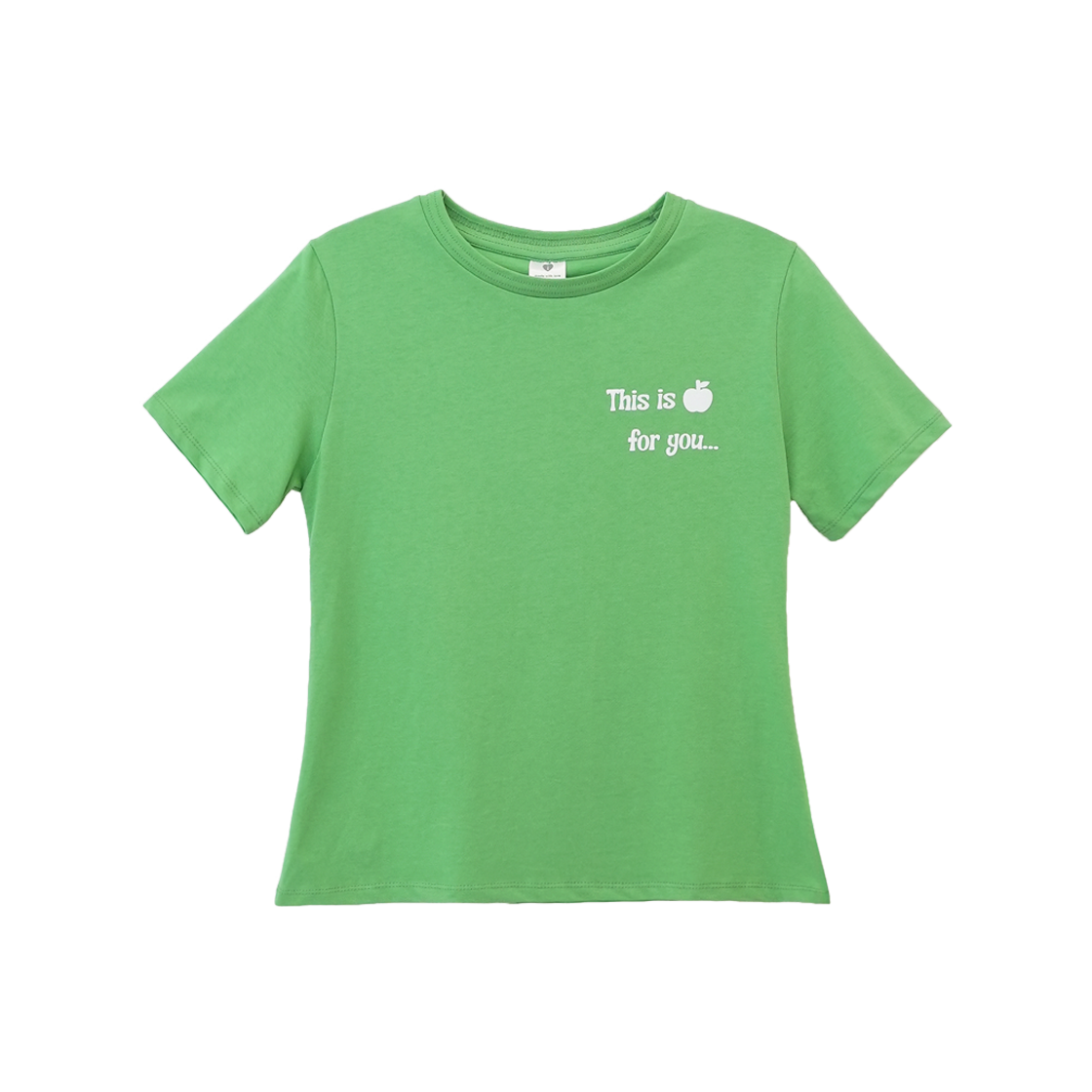 아이썸머리 사과 티셔츠 연두(Isummerly Apple T-shirt Green)