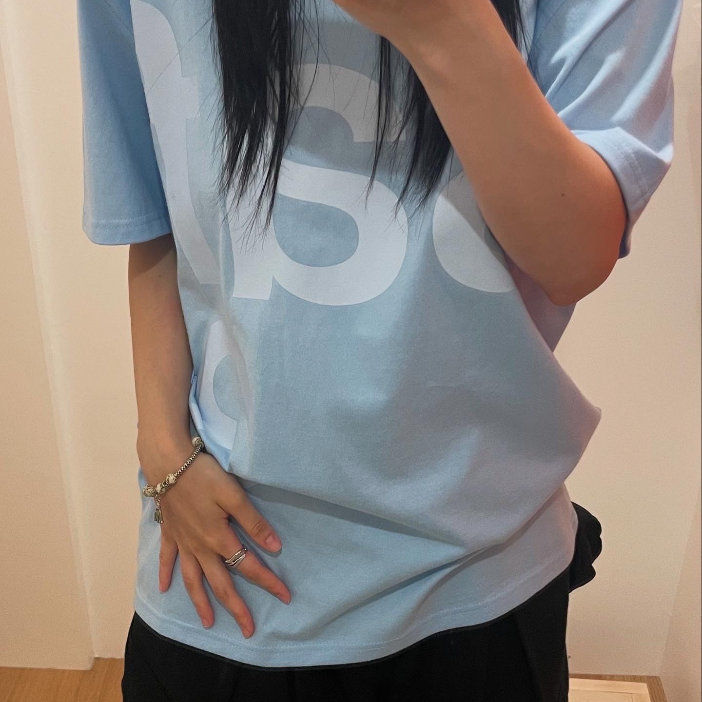 Sansan Gear Capri Pants Black - 25SS, [KREAM 단독] Safarispot Basic Safari T-Shirt Orange 착용 스타일 - 2