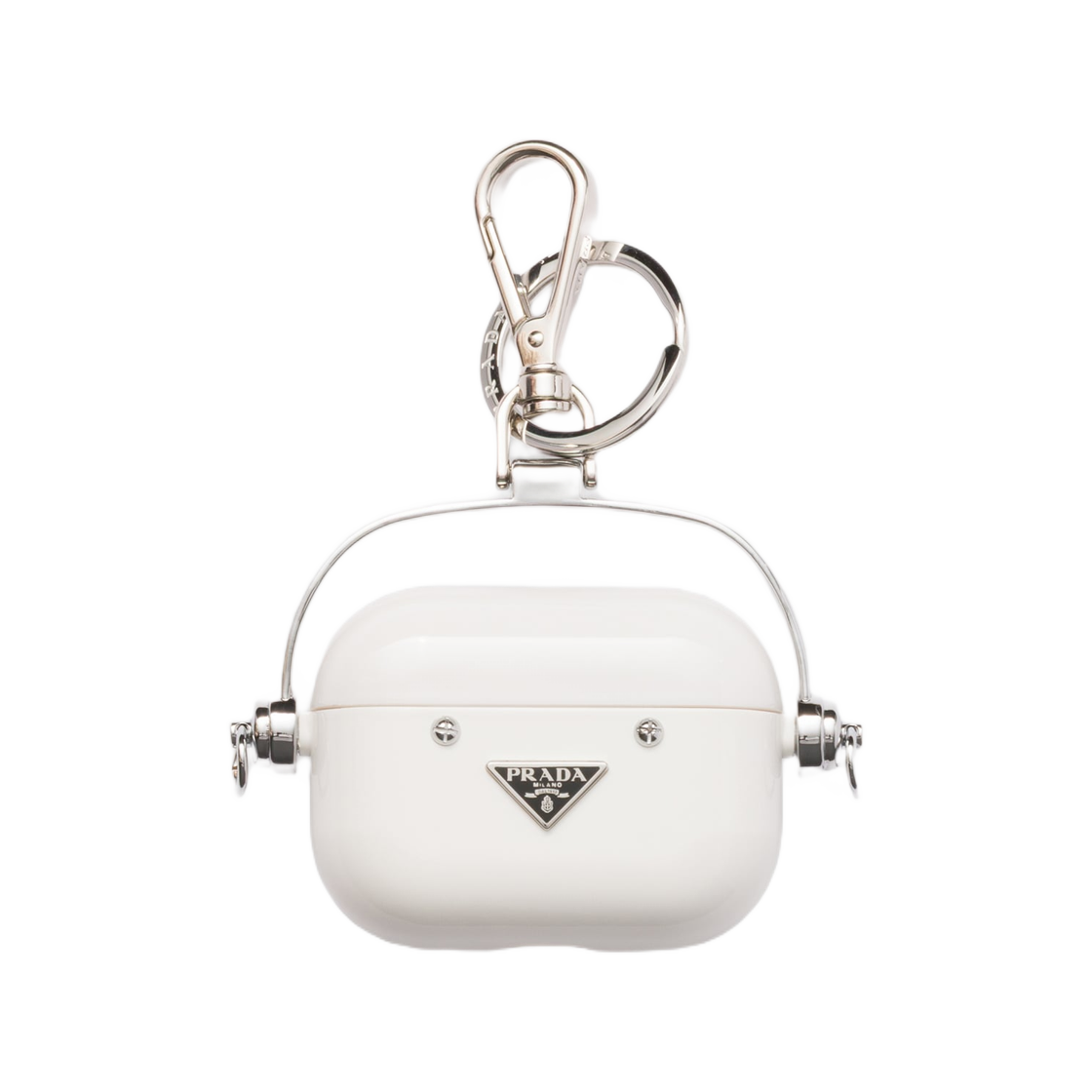 2ZD025-2C7L-F0009 Prada Airpods Pro Case White