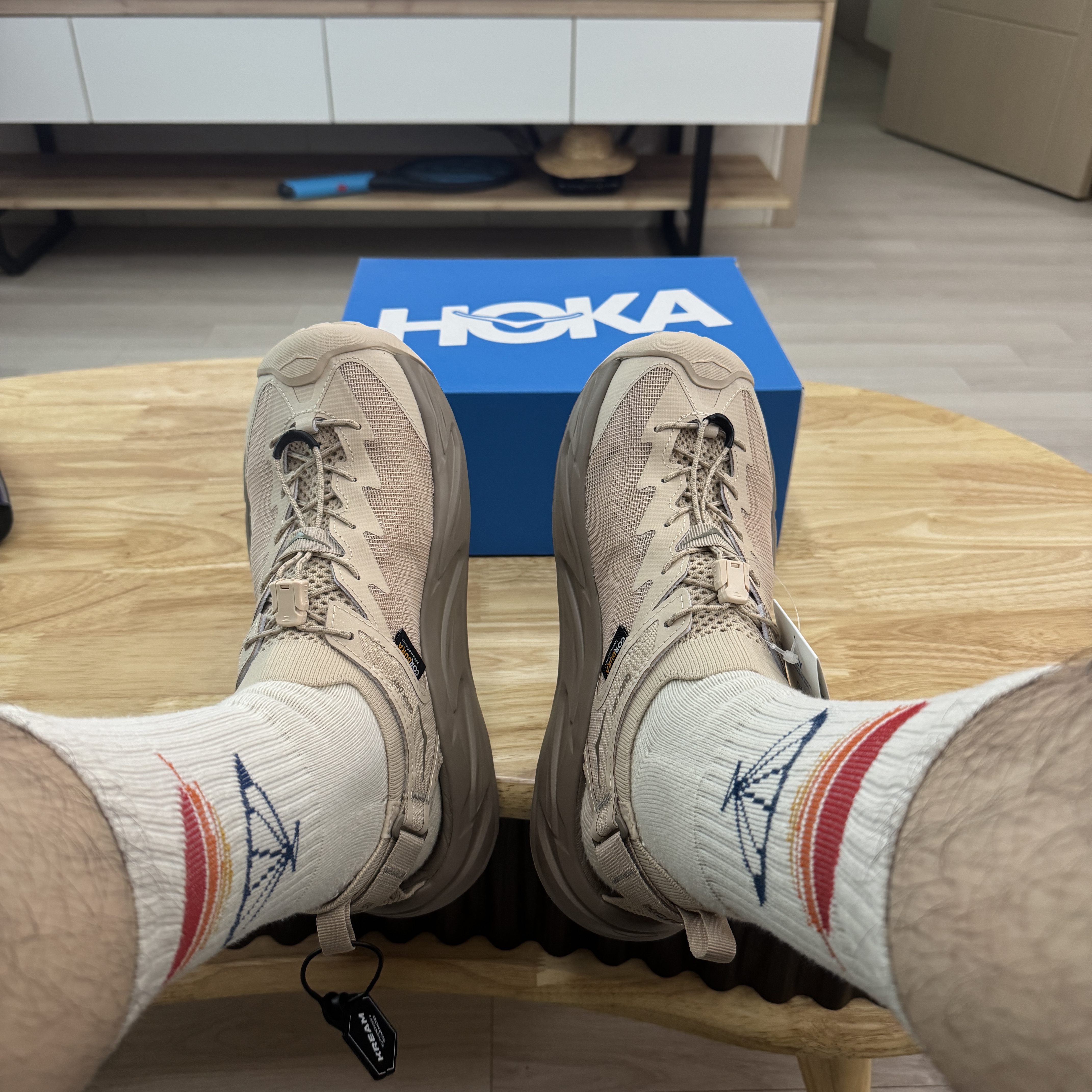 Hoka Hopara 2 Shifting Sand 착용 스타일 - 1