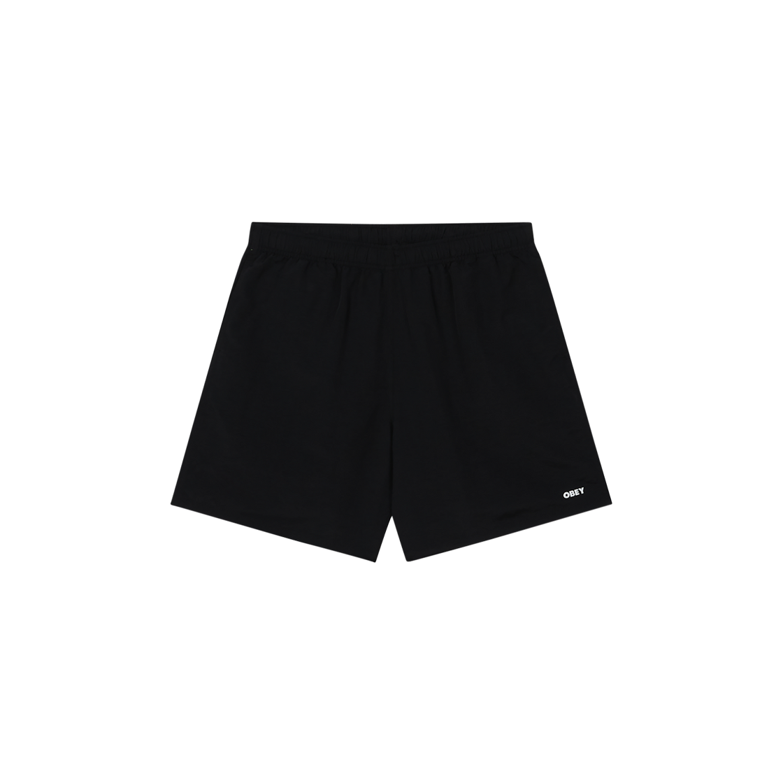 172120121 Obey Easy Bold Nylon Shorts Black