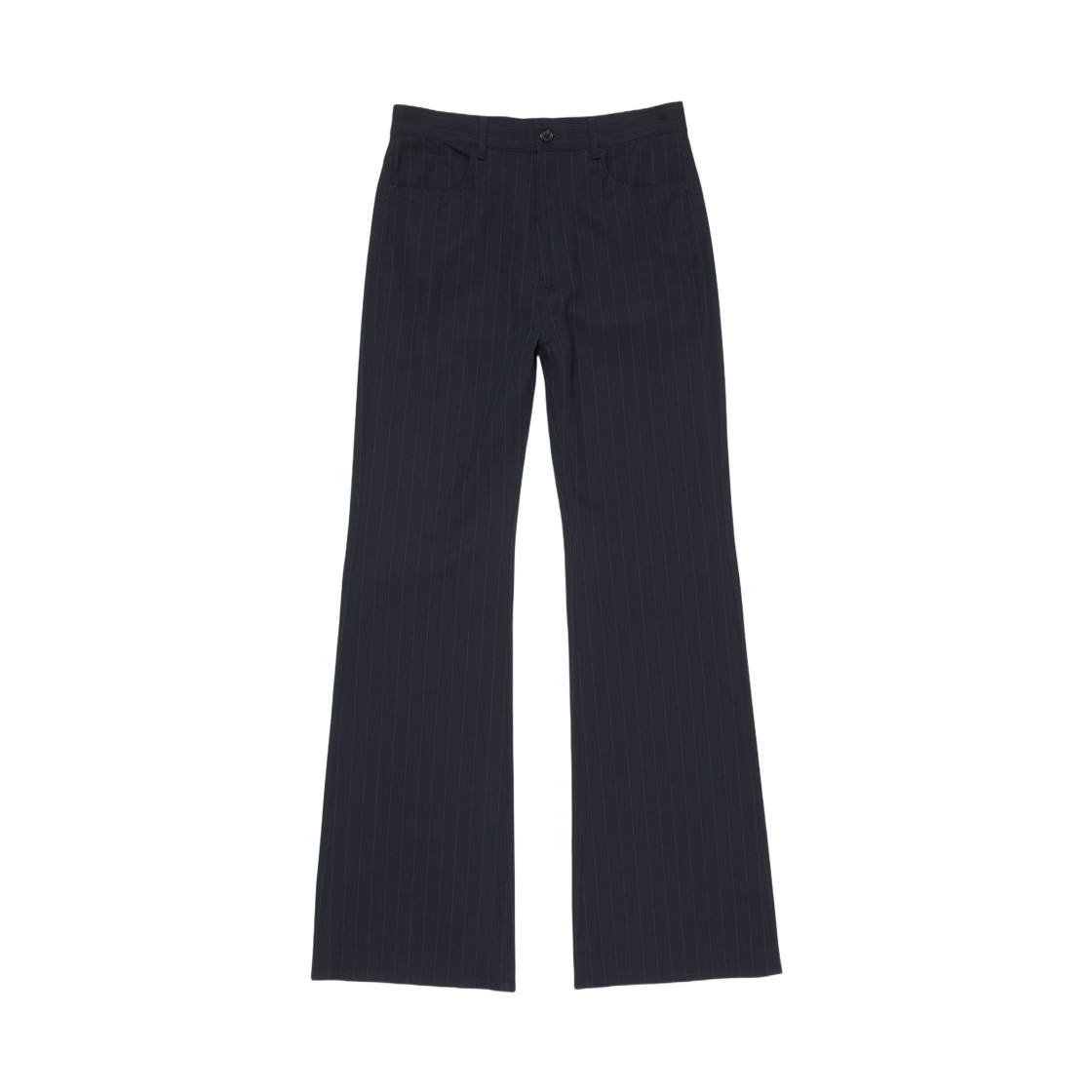 (W) 아크네 스튜디오 핀스트라이프 트라우저 네이비((W) Acne Studios Pinstripe Trousers Navy) - 1