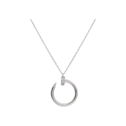 Cartier Juste un Clou Diamond White Gold Necklace