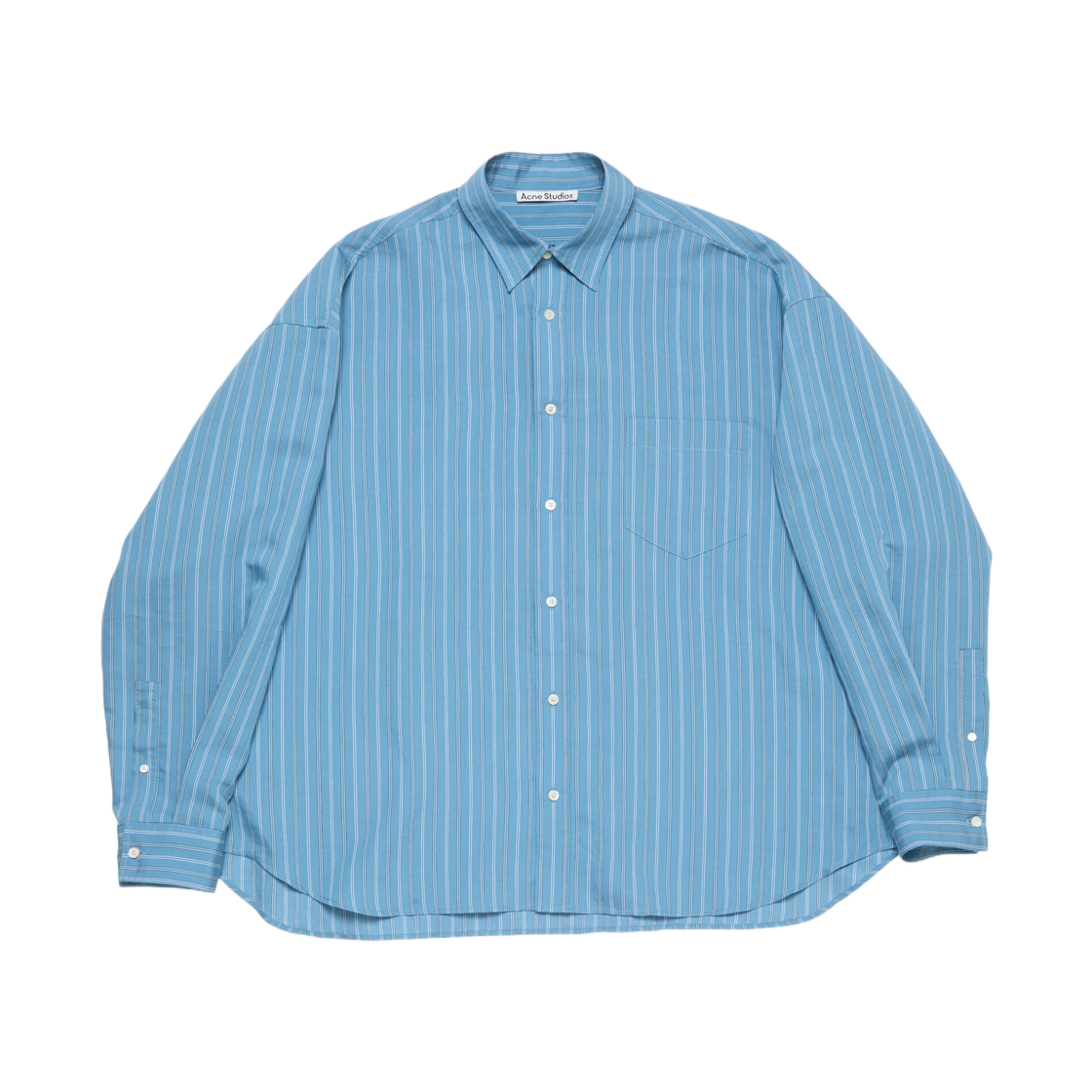 아크네 스튜디오 버튼업 셔츠 블루 멀티(Acne Studios Button Up Shirt Blue Multi) - 1