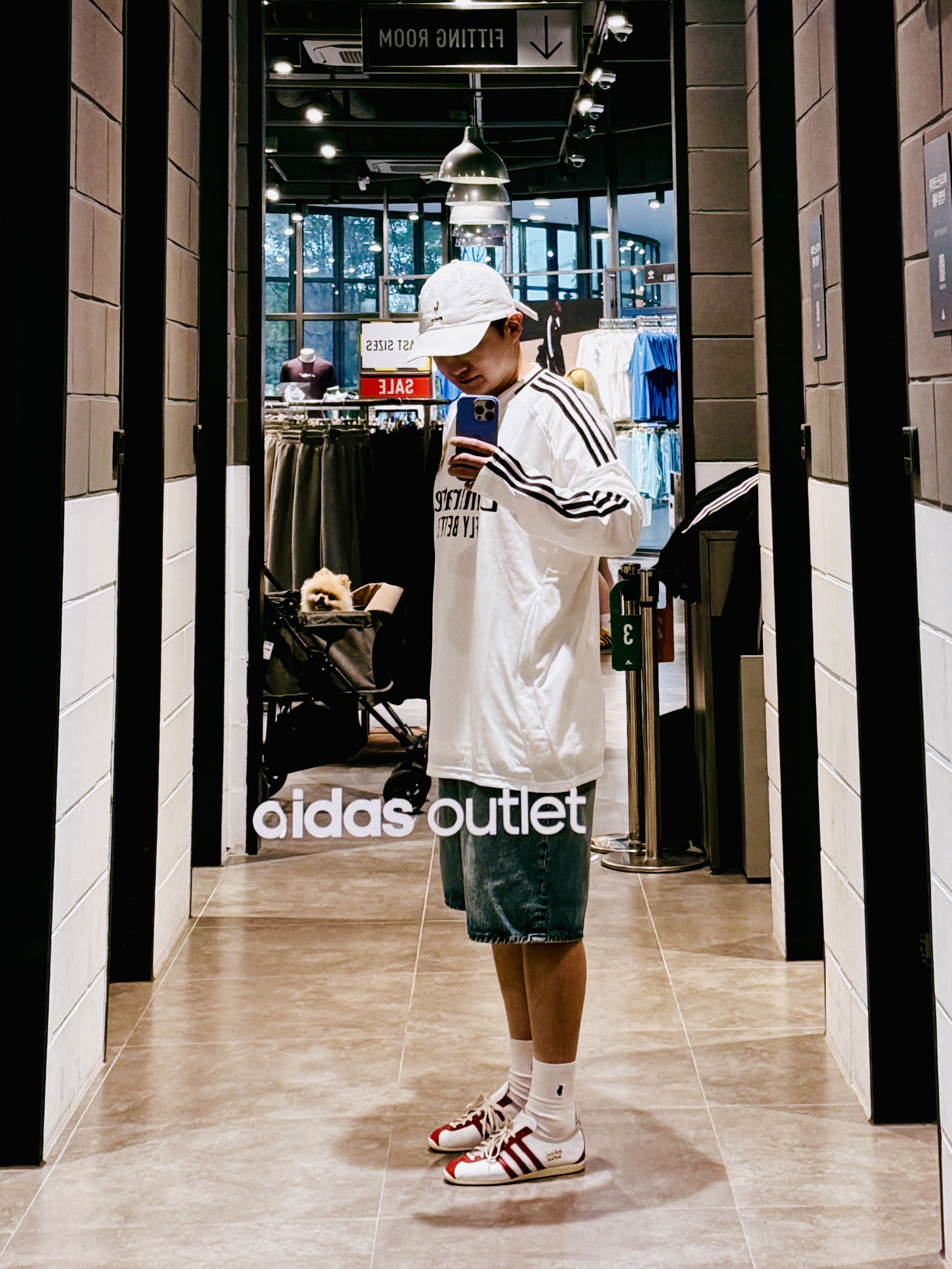 Adidas Japan Cloud White Power Red, Adidas Real Madrid 2024/25 Home Long Sleeve Jersey White - KR Sizing (Non Marking Ver.) 착용 스타일