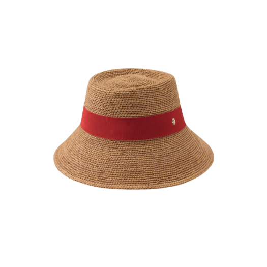 HAT52010 (W) Helen Kaminski Clover Hat Nougat Tropical