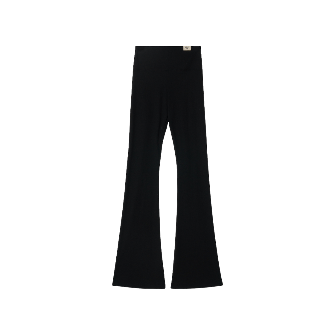 - (W) Glowny G Classic Rib Flare Pants Black
