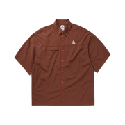 Nike ACG Orb Weaver UV Repel Short Sleeve Shirt Cinnamon Picante Red - Asia