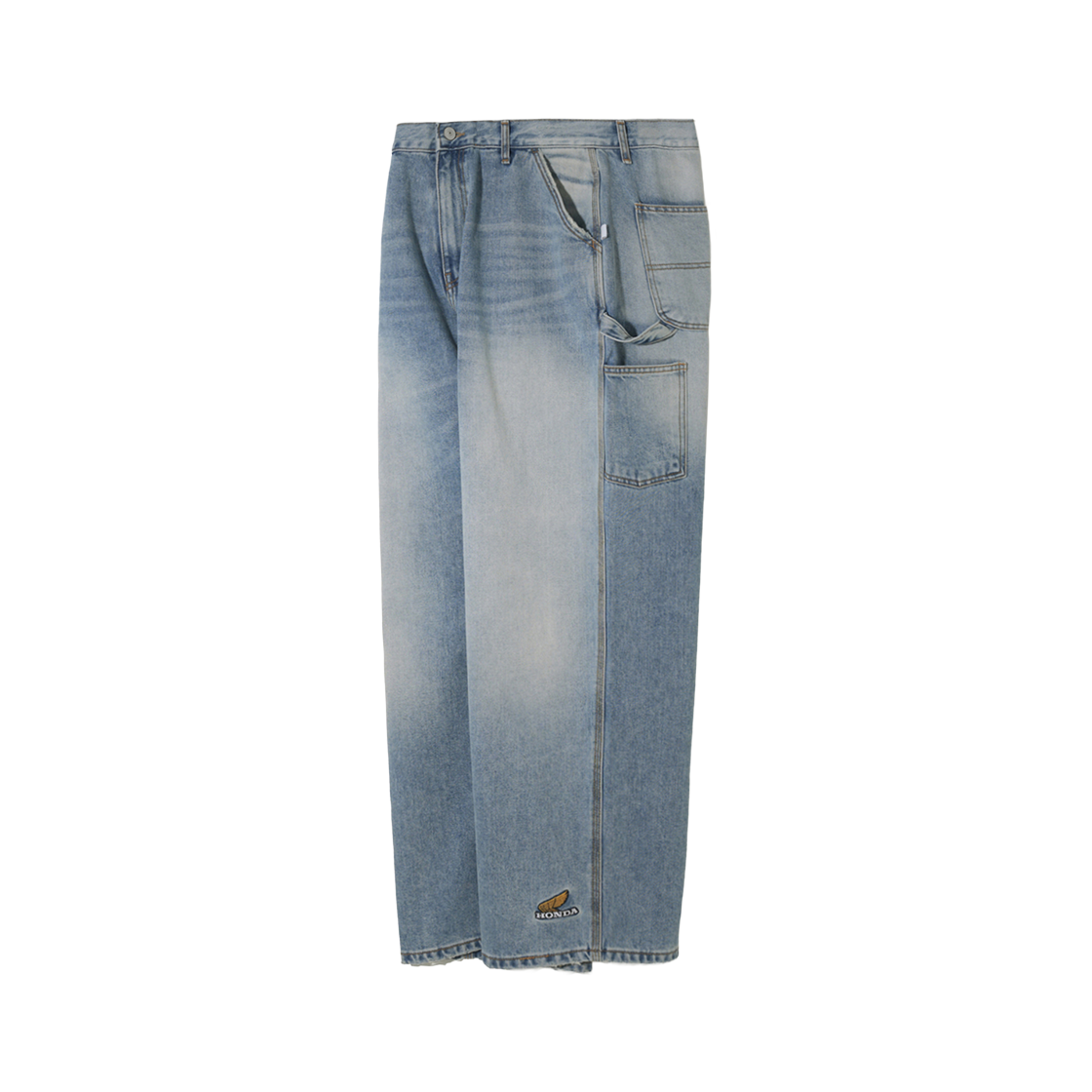 HFS1DP301DBL [Archive line] Honda Washed Denim Pants_Blue