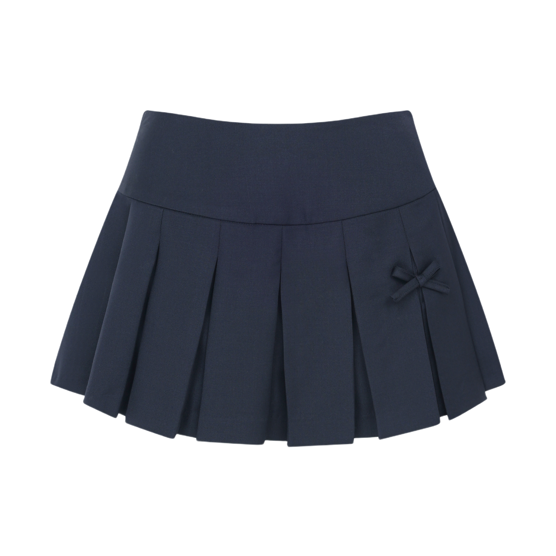 페르트 슬릿 플리츠 스커트 네이비(Pehrt Slit Pleats Skirt Navy)