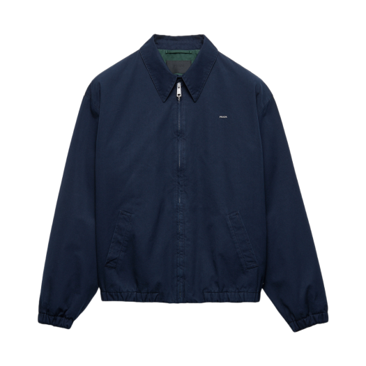 SGC885-1715-F0KDB Prada Cotton Jacket Blue Billiard Green