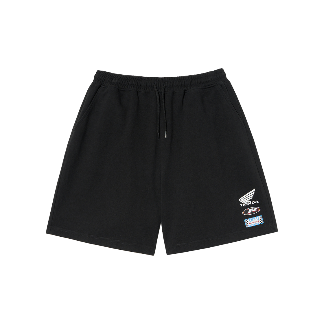HEM1SO370ABK Honda Logo Artwork Sweat Shorts Black