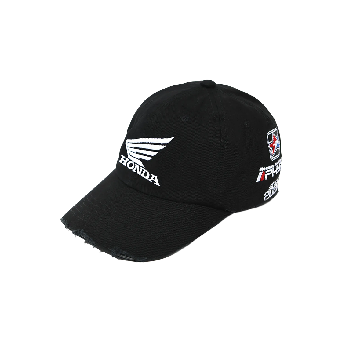 혼다 멀티 그래픽 패치 캡 블랙