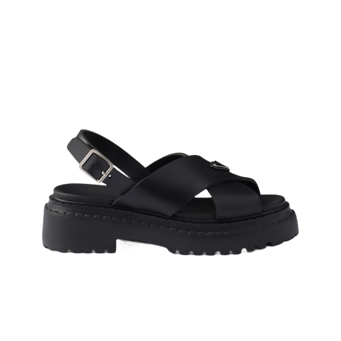 W) 프라다 러버 샌들 블랙 | Prada | KREAM W) 프라다 러버 샌들 블랙 | Prada | KREAM