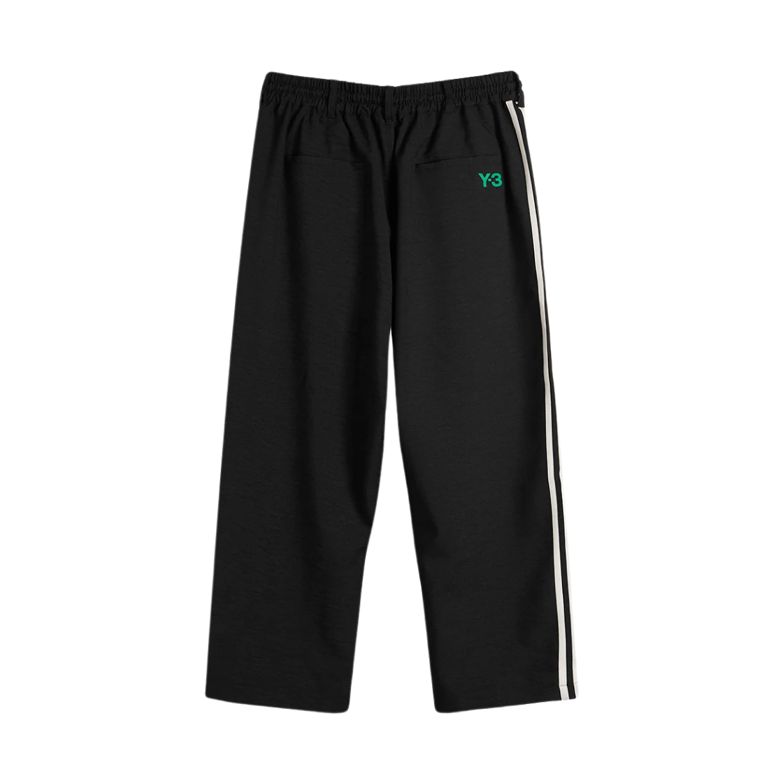 KC6663 Y-3 x END. Track Pant 3 Stripes Black Metallic Silver