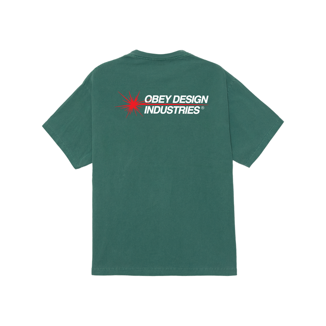 오베이 디자인 인더스트리 피그먼트 티셔츠 피그먼트 레인 포레스트(Obey Design Industries Pigment T-Shirt Pigment Rain Forest) - 1