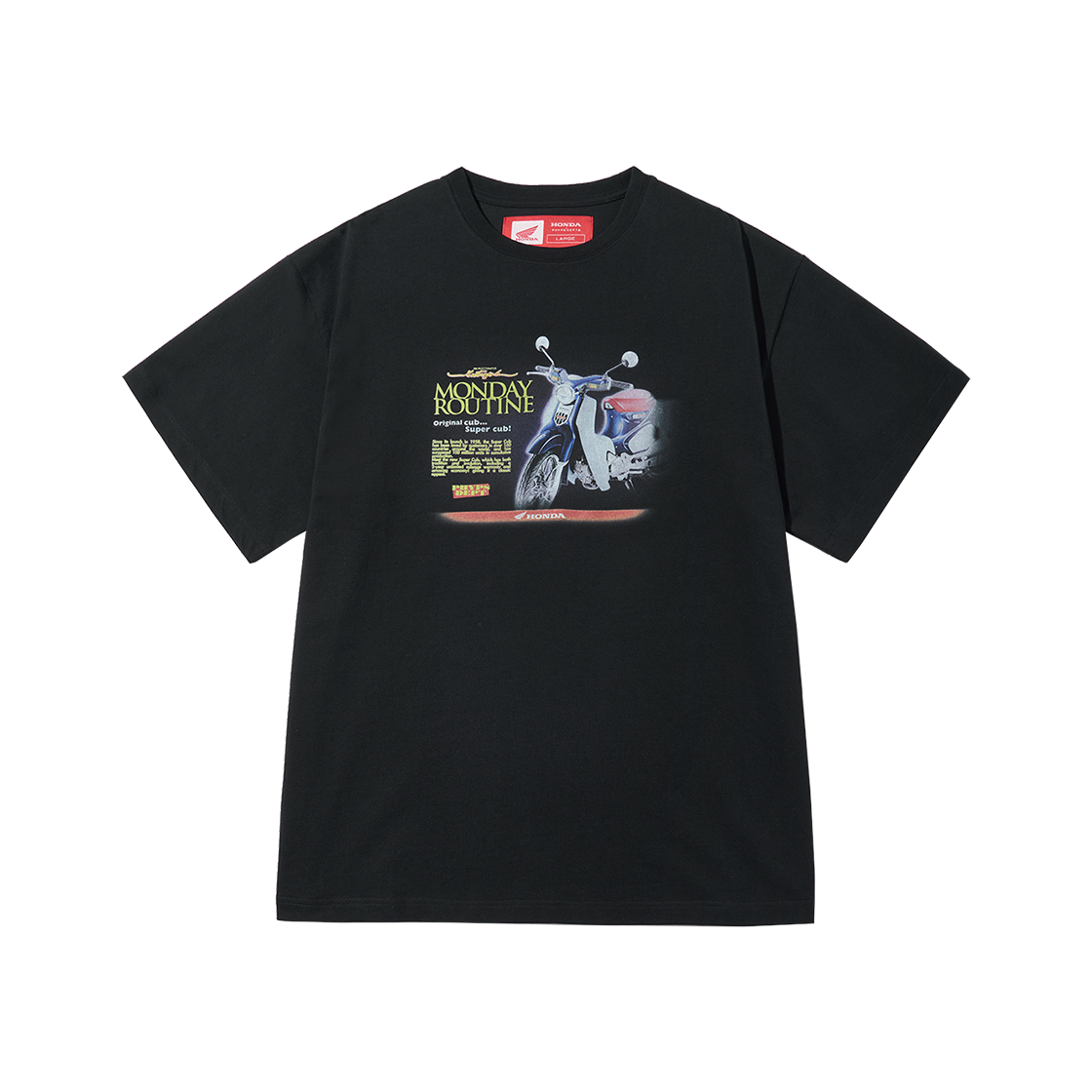 HFM1SS319ABK Honda Super Cub Short Sleeve Black