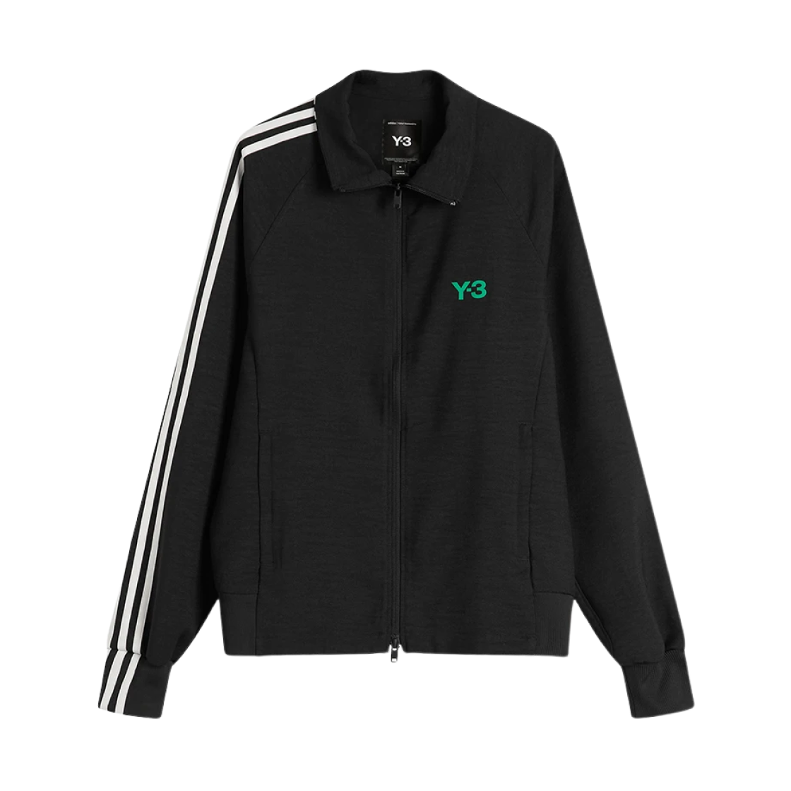 KC6662 Y-3 x END. Track Top 3 Stripes Black Metallic Silver