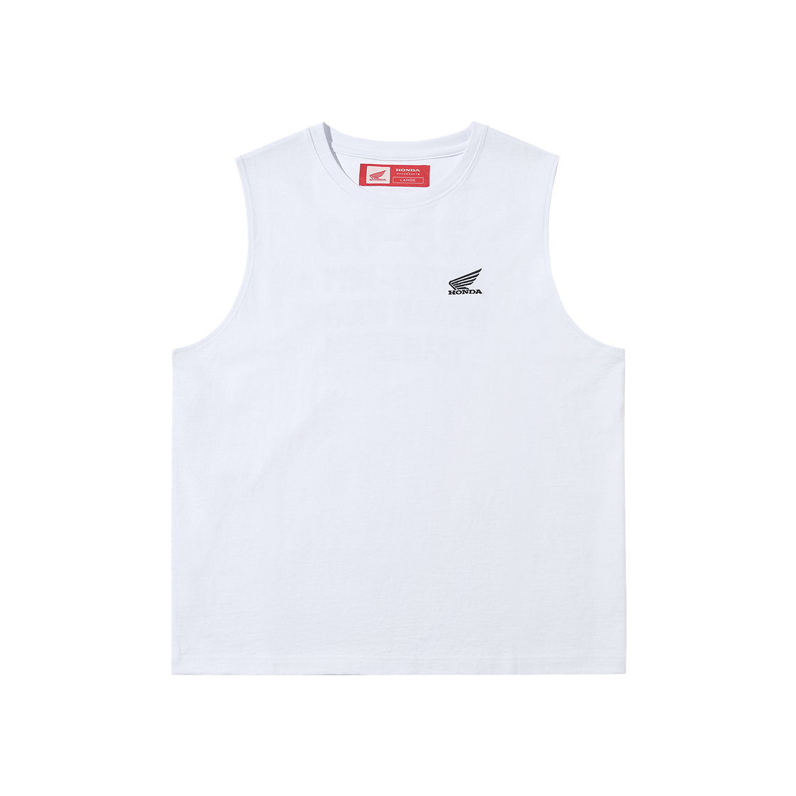 혼다 빈티지 슬리브리스 화이트