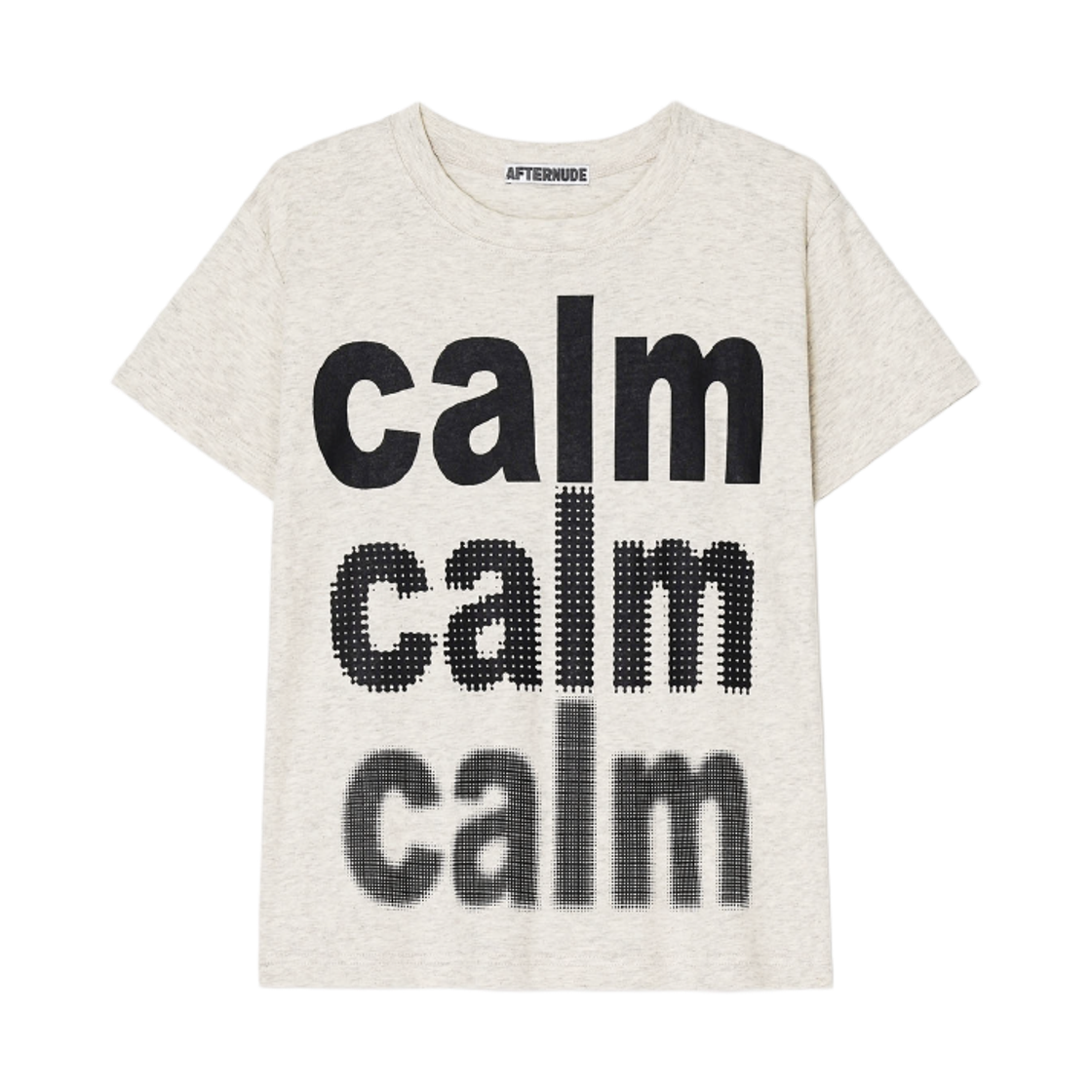 애프터누드 애프터 캄 티 오트밀(Afternude After Calm Tee Oatmeal)