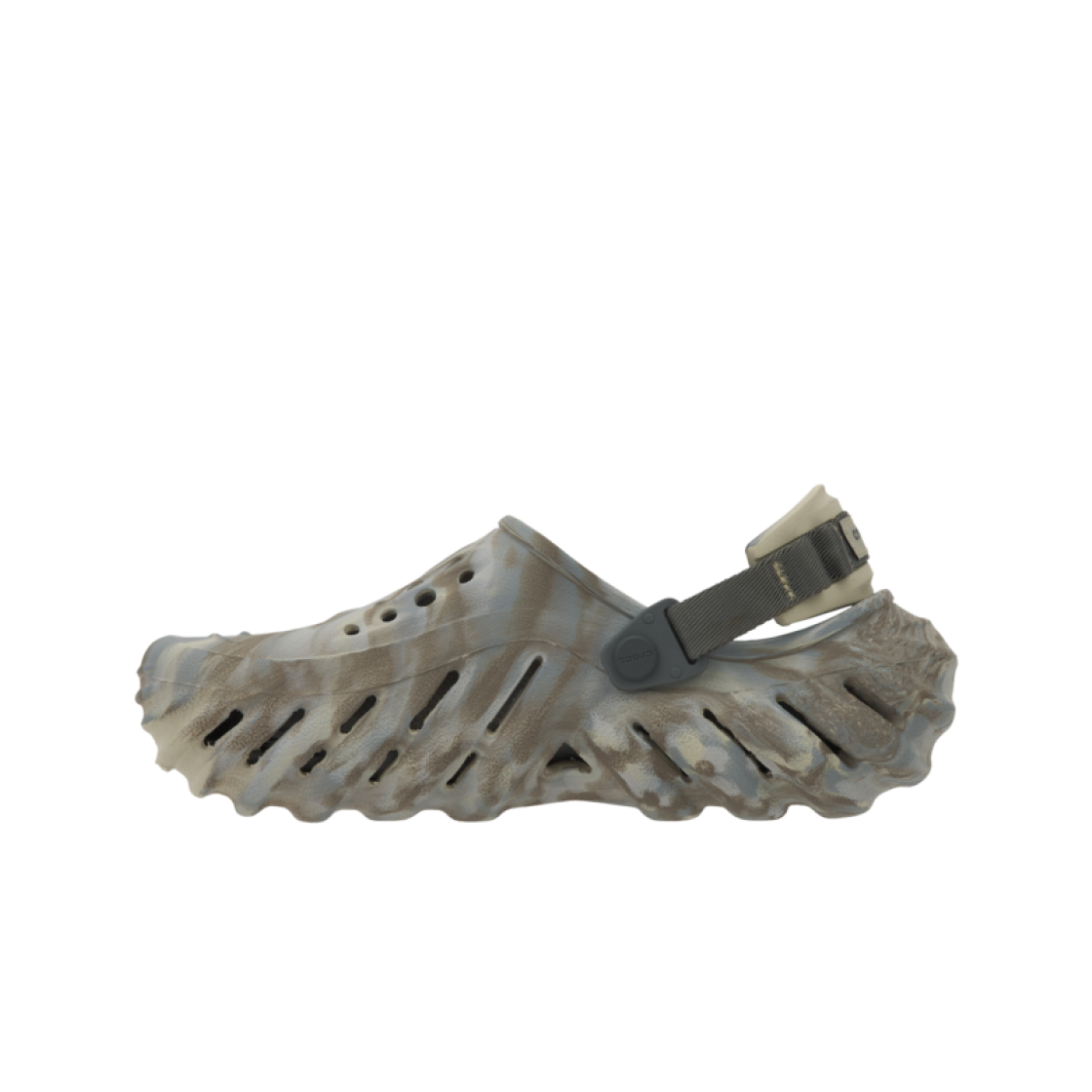 208454-2Y3 Crocs Echo Marbled Clog Bone Multi - #3