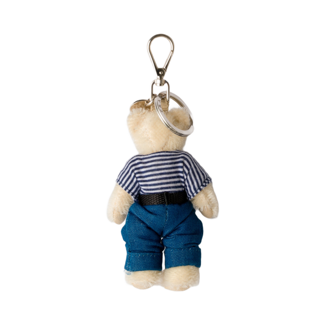 프라다 테디 백 참 메탈 링 화이트(Prada Teddy Bag Charm With Metal Ring White) - 2
