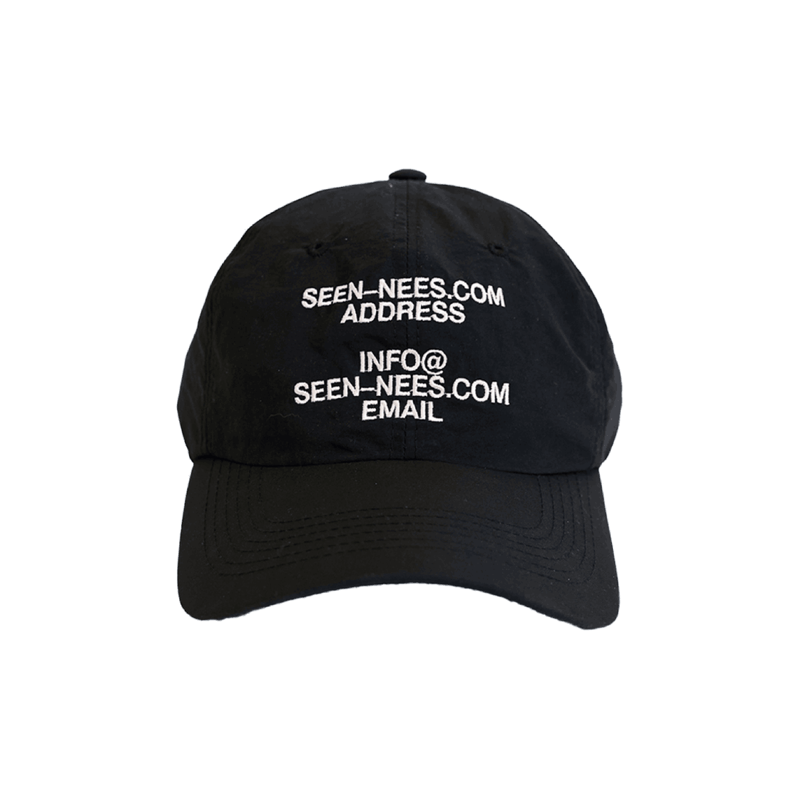 씬 컨택 로고 캡2 블랙(SEEN Contact Logo Cap Vol.2 Black)