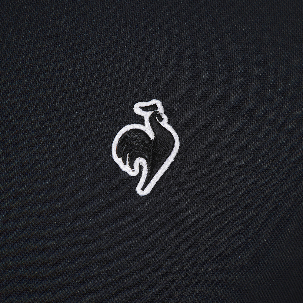 르꼬끄 스포르티브 유니 선데이 레귤러핏 폴로 티셔츠 - 블랙(QQ113TTS32)(le coq sportif Unisex Sunday Dualflex Pique Polo T-Shirt Black) - 5