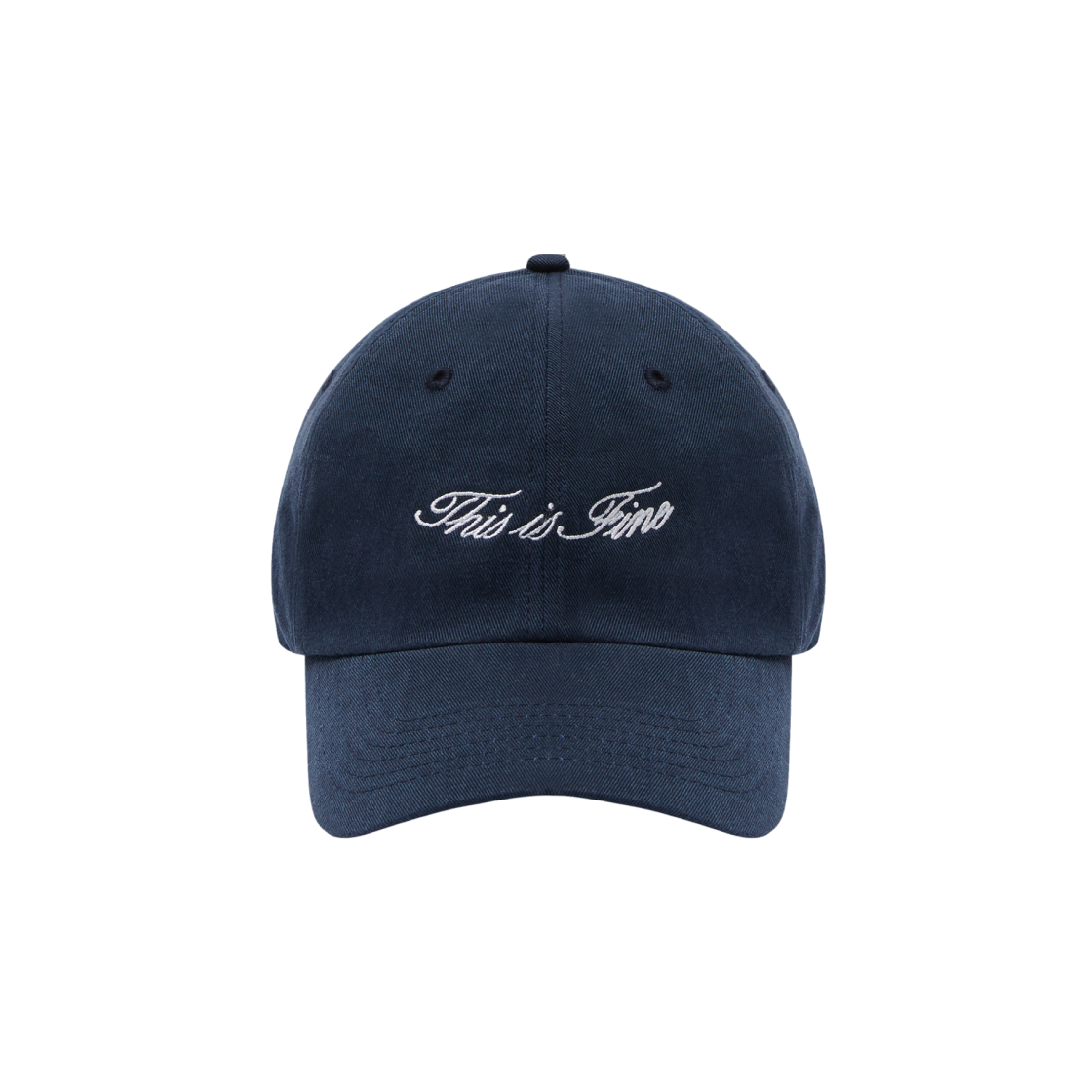 TIF01HG01NVY THIS IS FINE Signature Ball Cap Navy