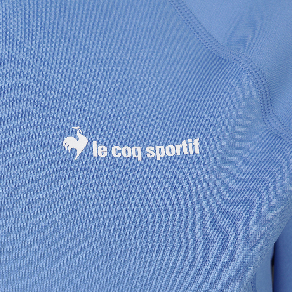 르꼬끄 스포르티브 여성 워터 캡내장 슬림핏 래쉬가드 - 블루(QQ222SFZ65)(le coq sportif Wave Sunday Women's Water Zip-up Rashguard (with Built-in Bra) Mid Blue) - 6