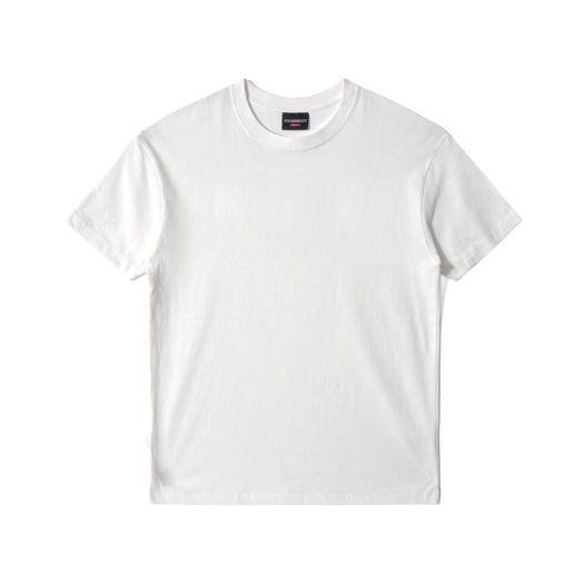 Q5MMTS046IVO QT8 GARMENTS Silky Plain Tee Ivory