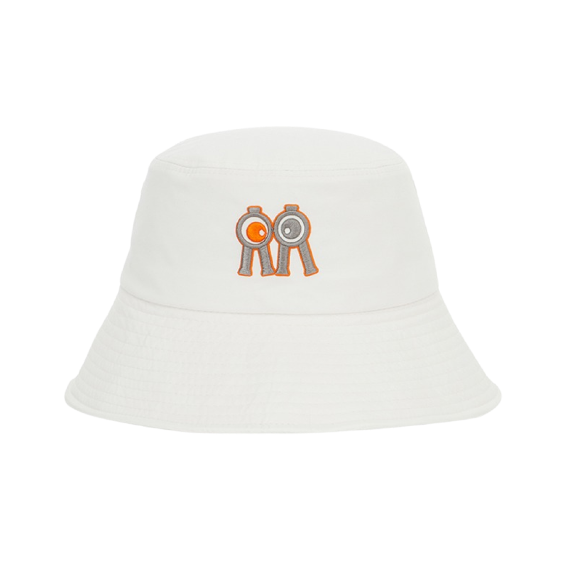 롤링 롤라이 롤롤 버킷햇 크림 그레이 오렌지 아이(Rolling Rolleye Roll Roll Bucket Hat Cream Gray Orange Eye)