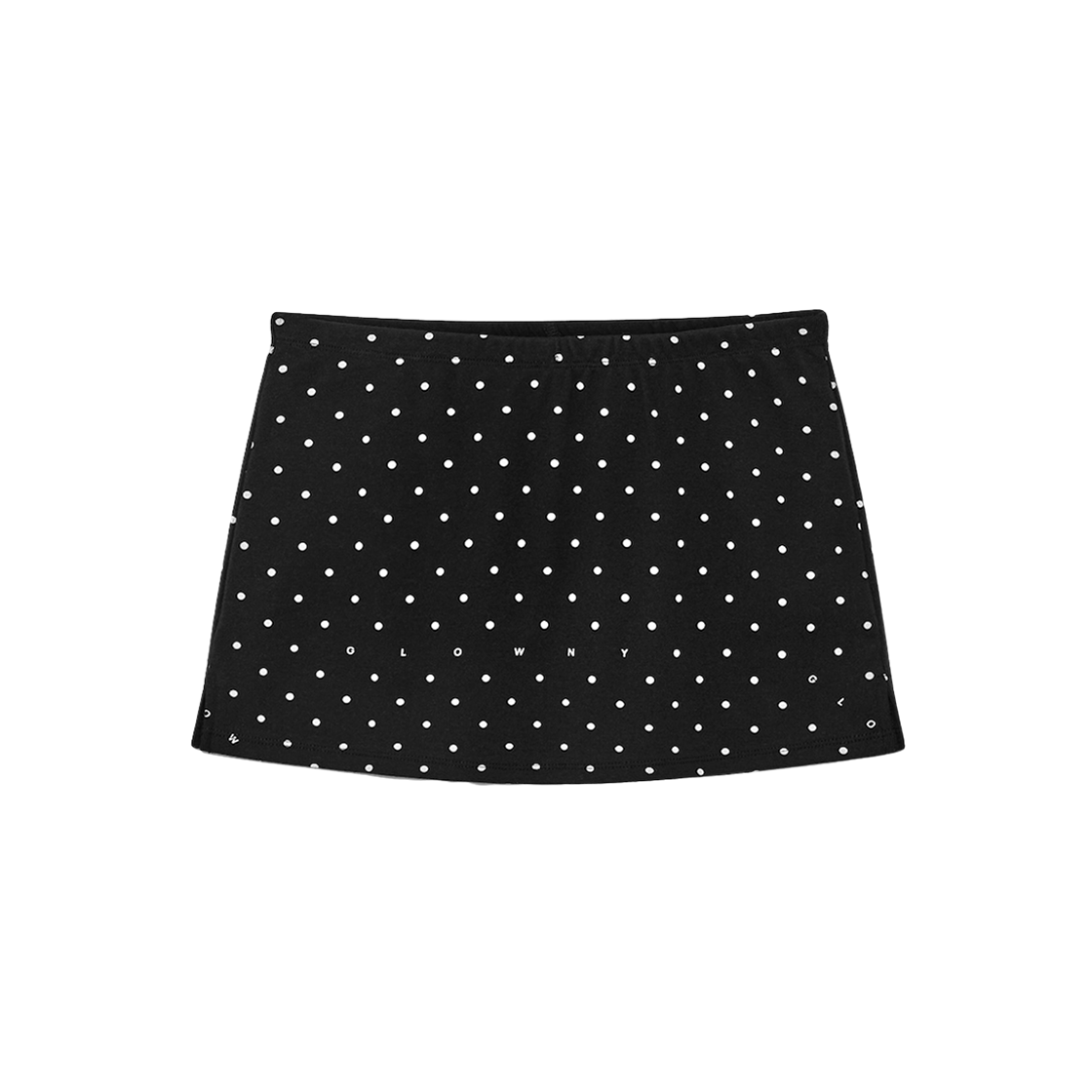 - (W) Glowny Wild Mini Skirt Onyx Fleck