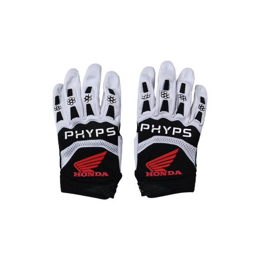 HEX2GL301AWH Honda Motorcyle Gloves White