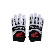 Honda Motorcyle Gloves White