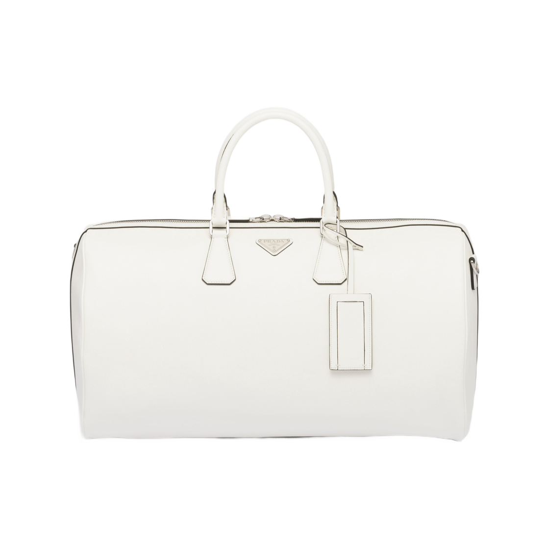 프라다 사피아노 레더 트래블 백 화이트(Prada Saffiano Leather Travel Bag White) - 1