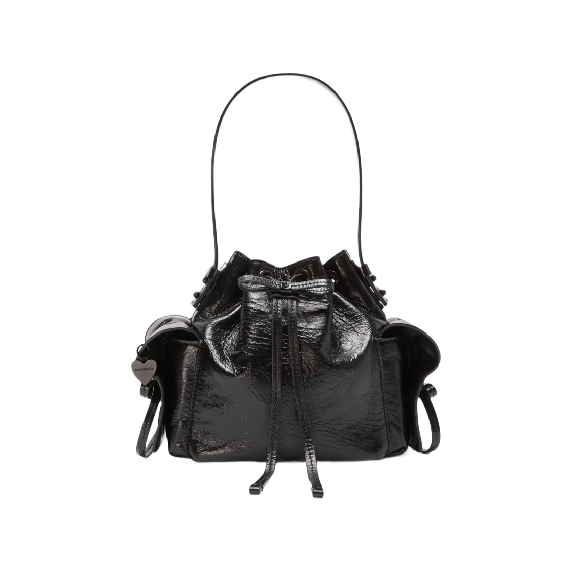 아크네 스튜디오 멀티포켓 미니 버킷백 블랙(Acne Studios Multipocket Mini Bucket Bag Black)