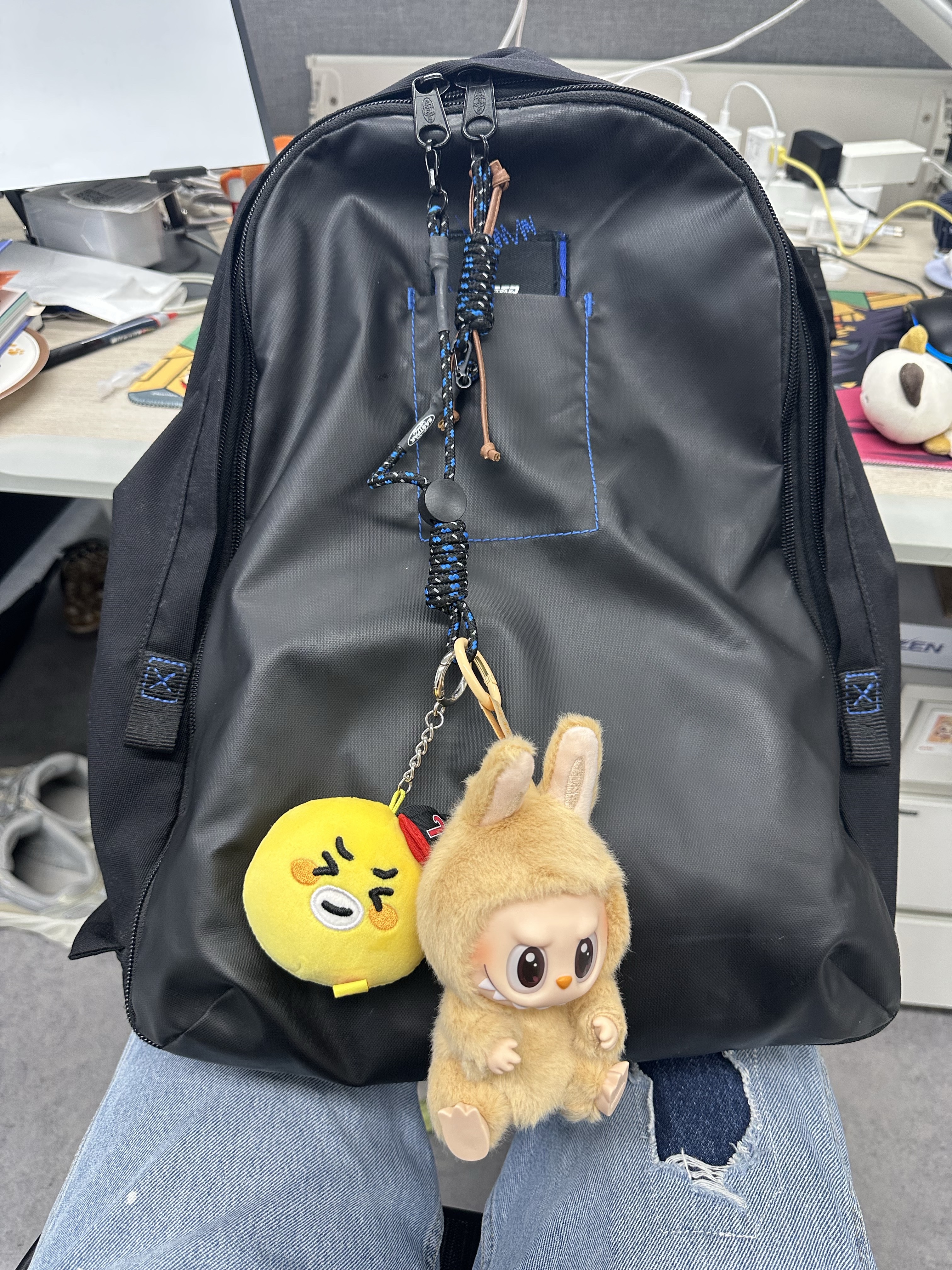 Ader Error x Eastpak Pak’r Backpack Black 착용 스타일