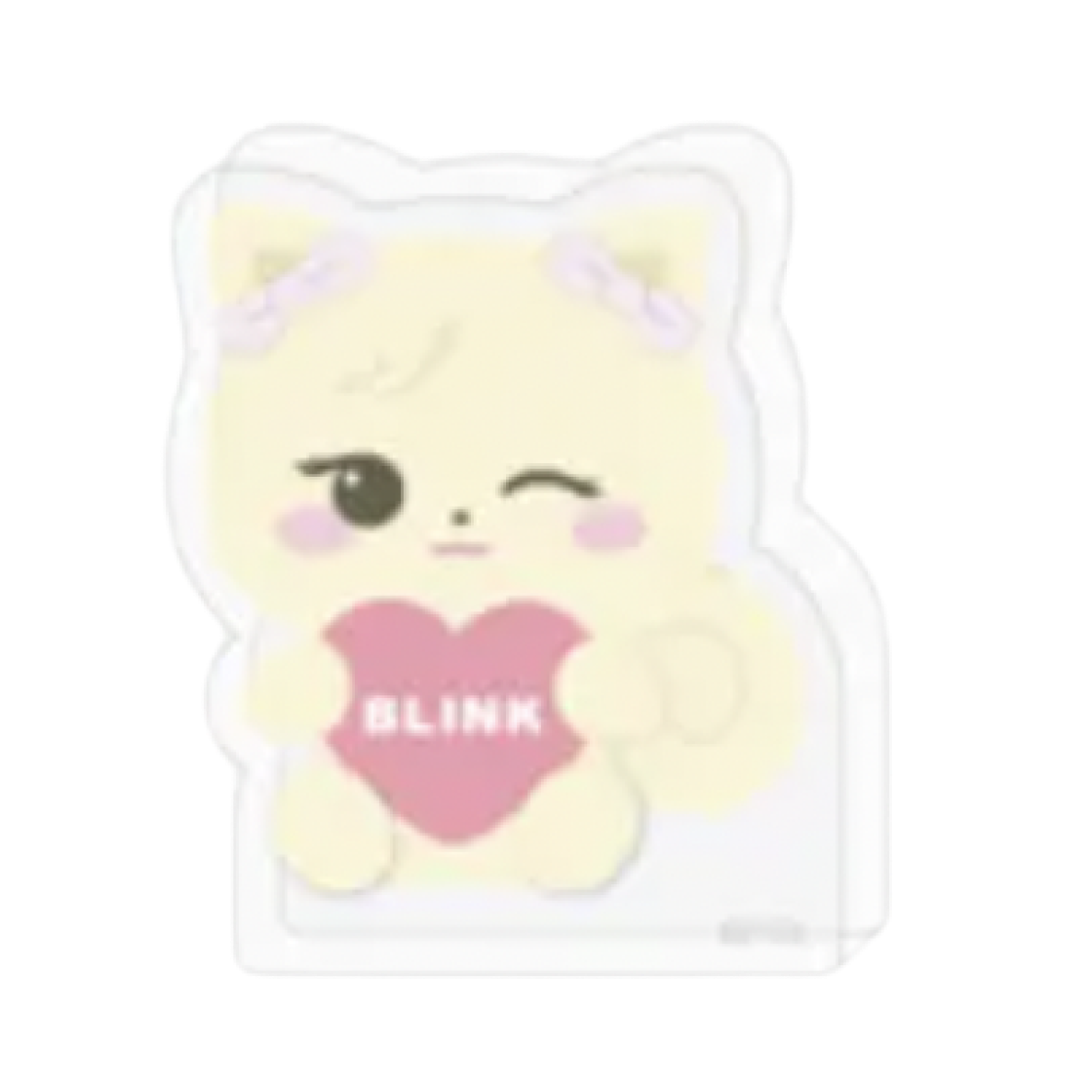 블랙핑크 데드라인 캐릭터 랜덤 미니 아크릴 스탠드 로제(Blackpink Deadline Character Random Mini Acrylic Stand Rose) - 2