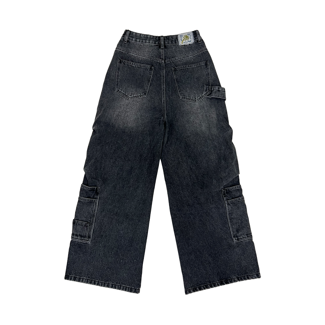 쎄르페 멀티포켓 카펜터 와이드 데님팬츠 차콜(SSERPE Multi Pocket Carpenter Wide Denim Pants Charcoal) - 2